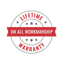 Lifetime Warranty on All Workmanship Logo